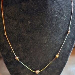 Vintage Adonized Beaded Necklace